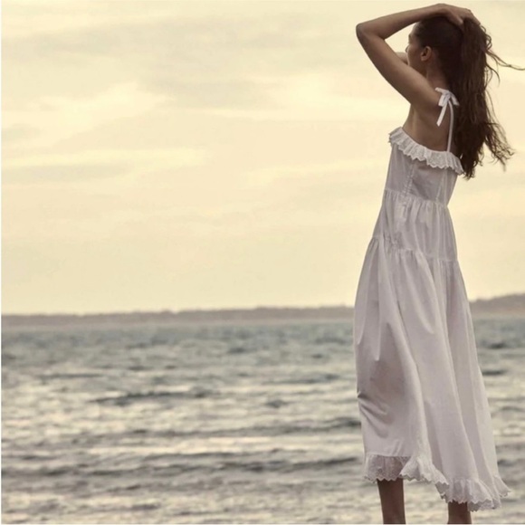 Doen vita midi dress in salt NWT - Picture 4 of 10